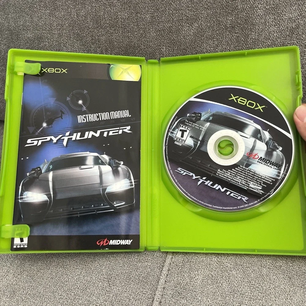 SpyHunter (Microsoft Xbox, 2002) - TESTED COMPLETE WITH MANUAL